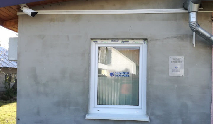 Oprava omietky Obecného úradu